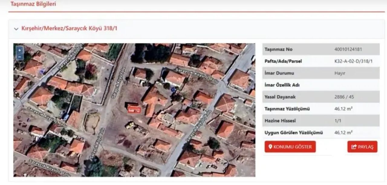 Milli Emlak'tan 9 bin TL'den başlayan fiyatlarla arsa satışı 2