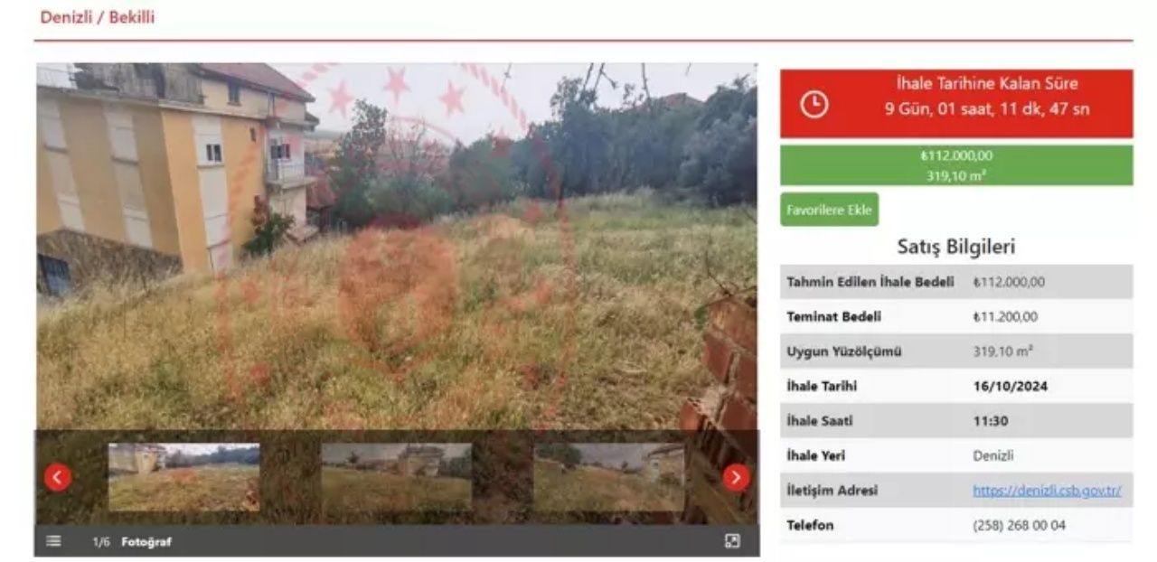Milli Emlak'tan 9 bin TL'den başlayan fiyatlarla arsa satışı 3