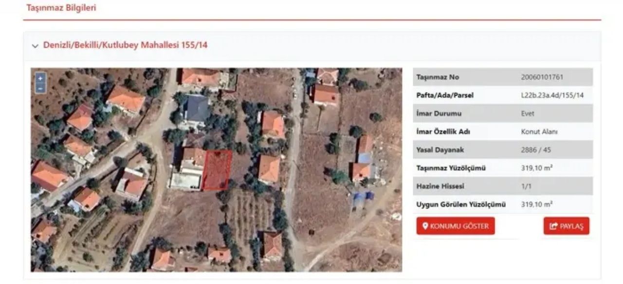 Milli Emlak'tan 9 bin TL'den başlayan fiyatlarla arsa satışı 4