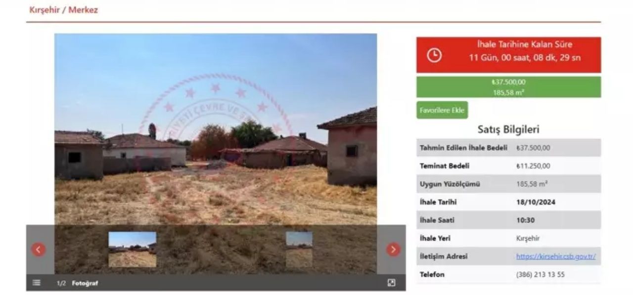 Milli Emlak'tan 9 bin TL'den başlayan fiyatlarla arsa satışı 5