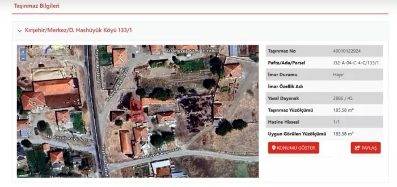 Milli Emlak'tan 9 bin TL'den başlayan fiyatlarla arsa satışı 6