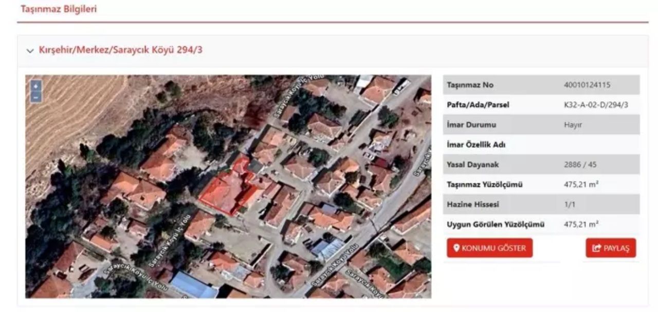 Milli Emlak'tan 9 bin TL'den başlayan fiyatlarla arsa satışı 8