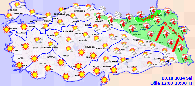Meteorolojiden 3 il için kuvvetli yağış uyarısı! 3