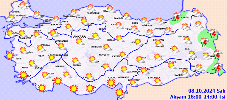 Meteorolojiden 3 il için kuvvetli yağış uyarısı! 4
