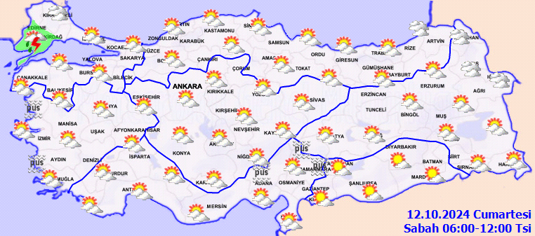 Meteoroloji'den saatli uyarı: İstanbul dahil çok sayıda ilde sağanak! İşte 12 Ekim Cumartesi il il hava durumu raporu... 3