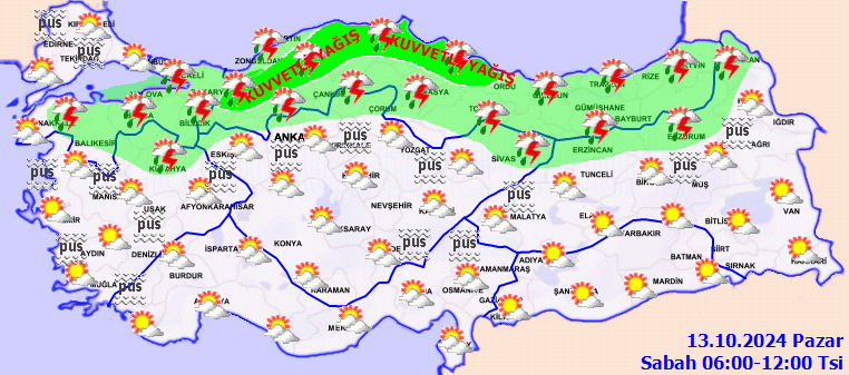 Meteorolojiden 10 il için kuvvetli yağış uyarısı! 2