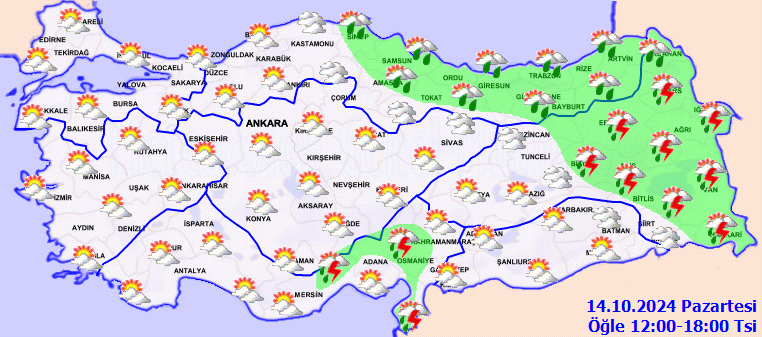 Meteorolojiden 2 il için kuvvetli yağış uyarısı! 3