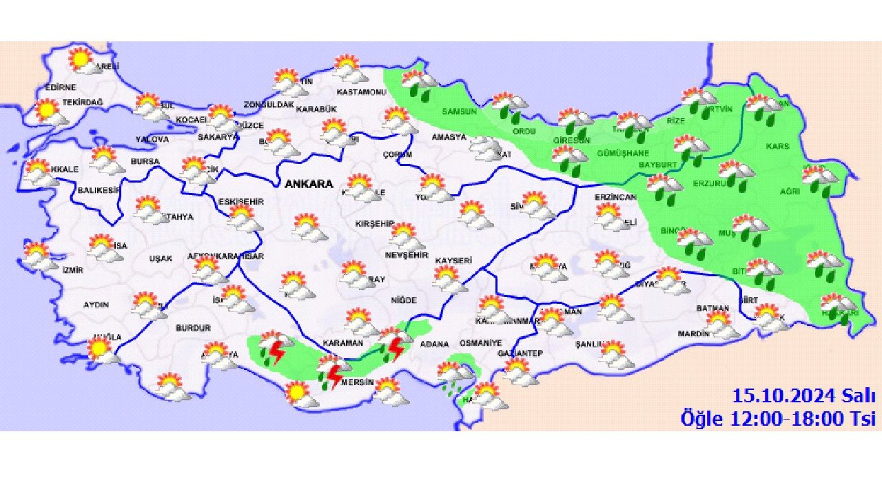 Meteoroloji 15 Ekim 2024 Türkiye geneli hava durumu raporu geldi! İşte il il beklenen sıcaklıklar... 4