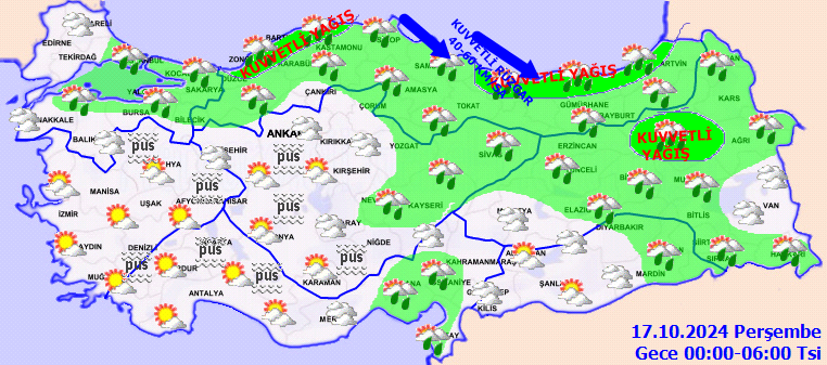 Meteoroloji'den İstanbul dahil çok sayıda ile sağanak yağış uyarısı! 6