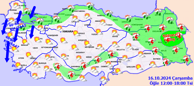 Meteoroloji'den İstanbul dahil çok sayıda ile sağanak yağış uyarısı! 4