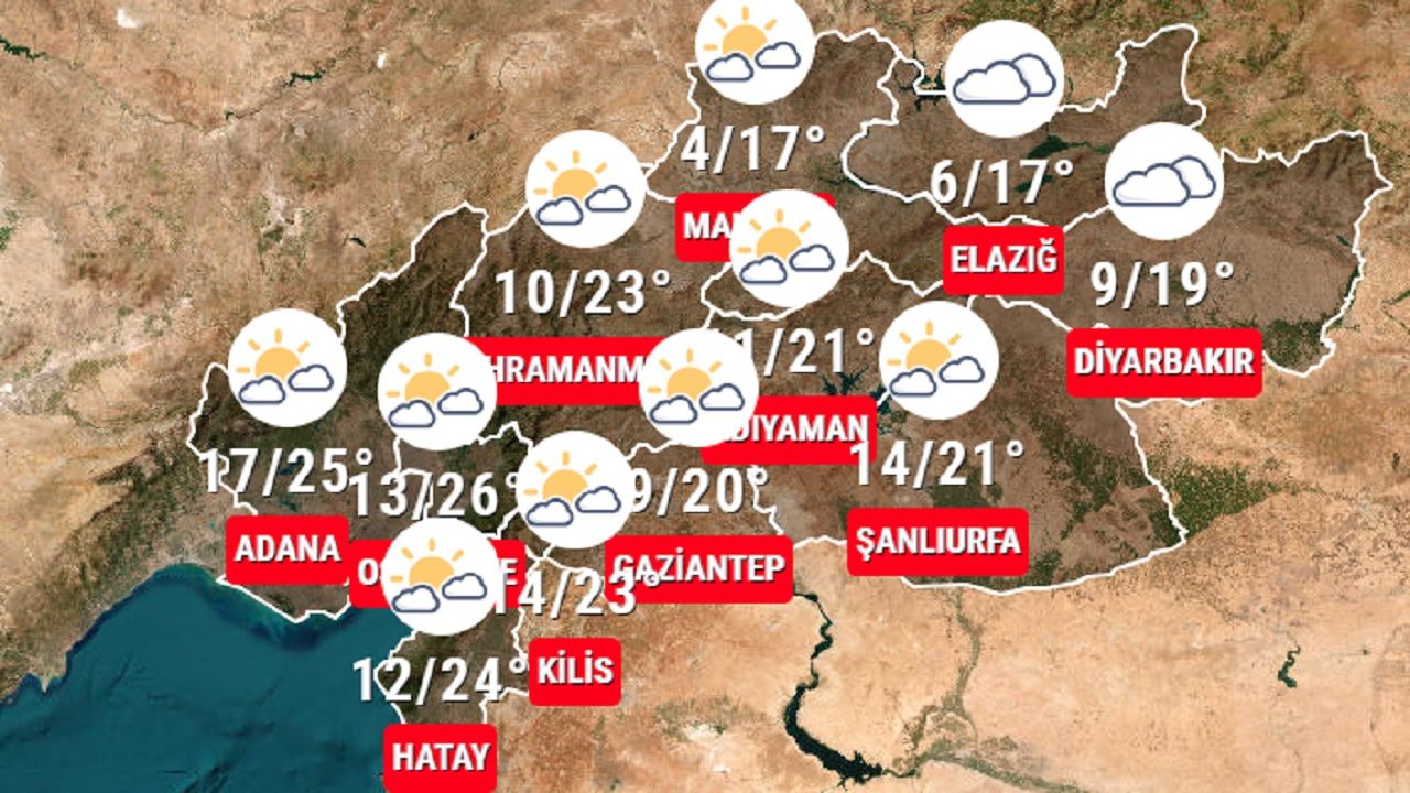 Meteoroloji 17 Ekim 2024 deprem bölgesi hava durumu! İşte 11 ilde hava durumu... 1