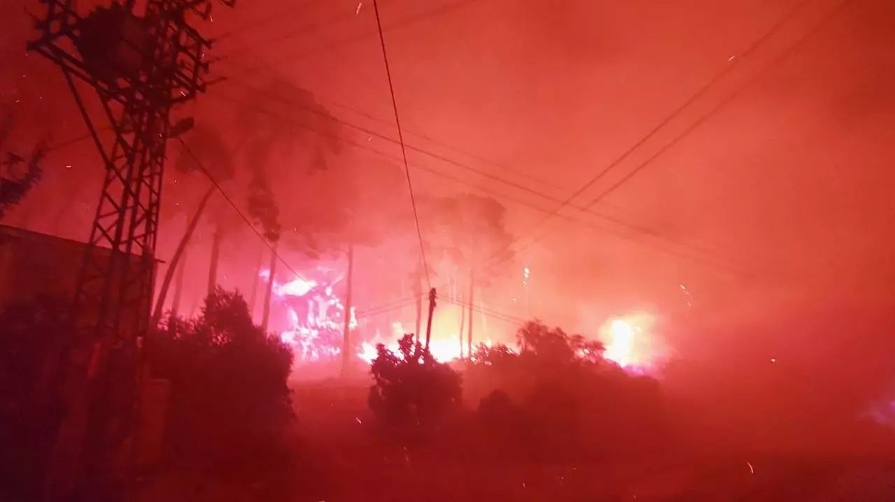 Muğla'da üç bölgede büyük yangın! Dalaman'daki orman yangını rüzgarın etkisiyle büyüdü... 4