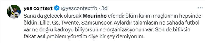 Sarı-Lacivertli taraftarlar küplere bindi! Jose Mourinho, Ali Koç ve Acun Ilıcalı topun ağzında: Derhal bugün... 6