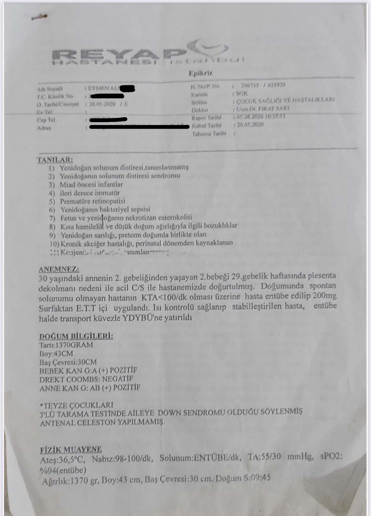 Yenidoğan Çetesi'nin sakat bıraktığı çocuklar da var! Yüzde 90 engelli kalan Eymen'in annesi konuştu 7