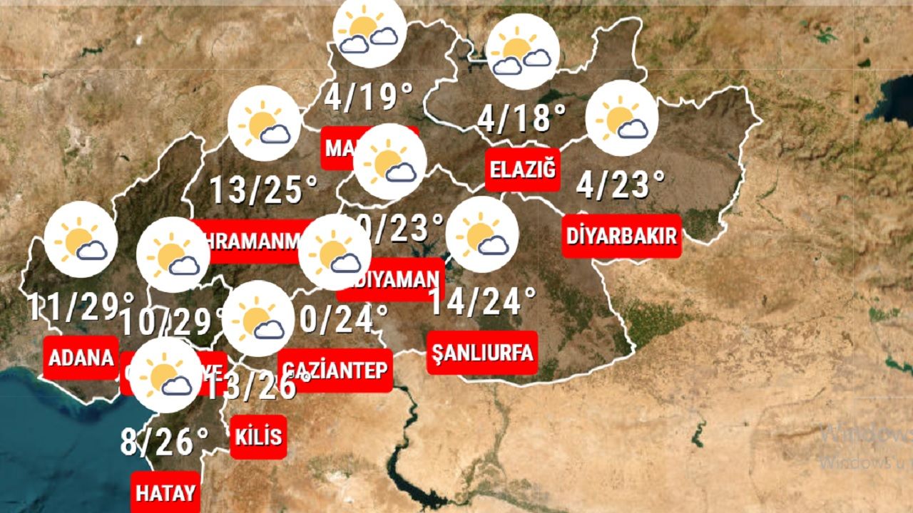 25 Ekim 2024 deprem bölgesi hava durumu! İşte 11 ilde sıcaklıklar... 1