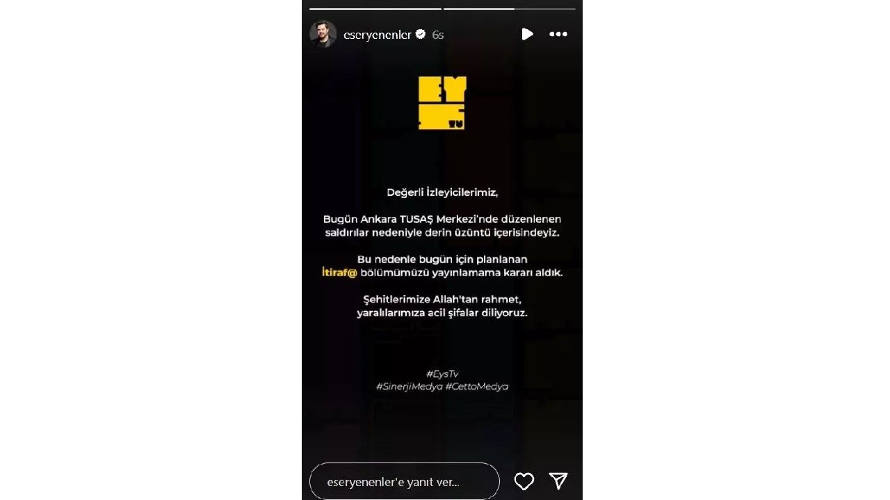 TUSAŞ terör saldırısı sonrası ünlü ve televizyon dünyasından tepkiler! "Teröre lanet olsun" 3