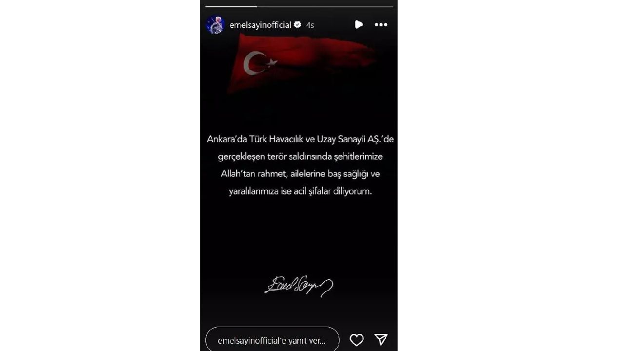 TUSAŞ terör saldırısı sonrası ünlü ve televizyon dünyasından tepkiler! "Teröre lanet olsun" 10