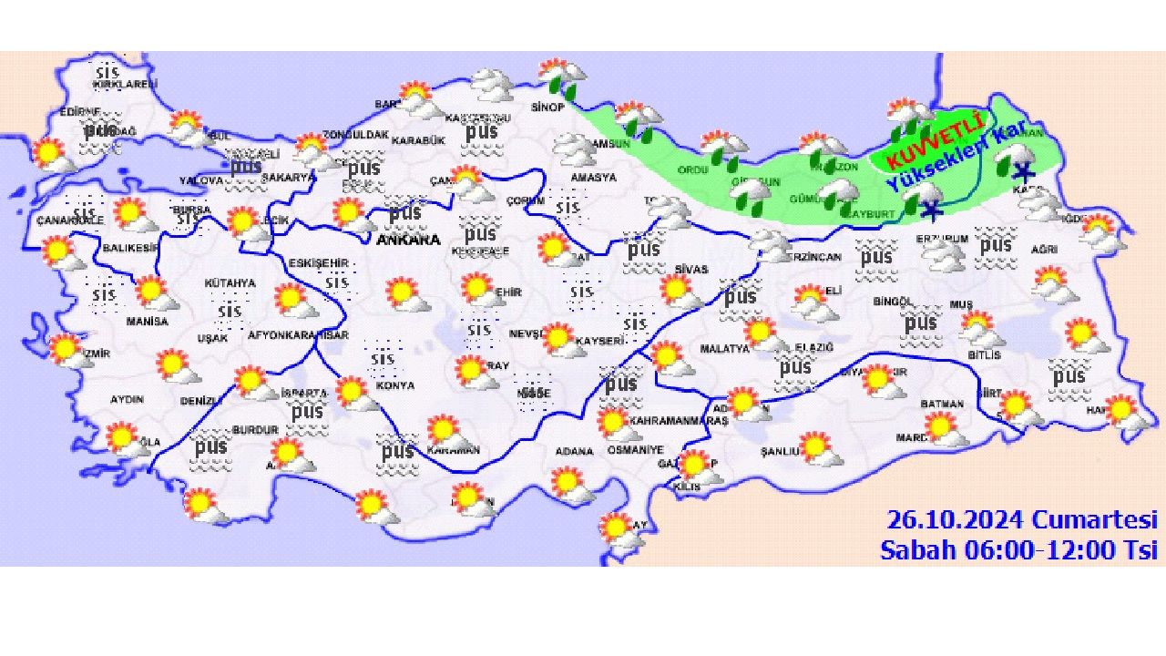 Meteoroloji 26 Ekim 2024 hava durumu raporunu paylaştı! İşte başta İstanbul, Ankara ve İzmir olmak üzere beklenen hava sıcaklıkları... 3