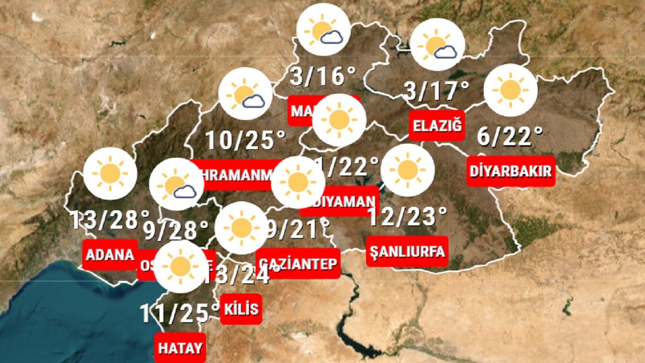 27 Ekim 2024 deprem bölgesi hava durumu yayınlandı! İşte 11 ilde beklenen sıcaklıklar... 1