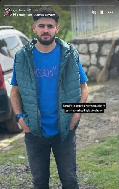 Narin'in büyük abisi Baran Güran'dan katil kim sorusuna cevap gibi paylaşım! Hemen sildi... 4