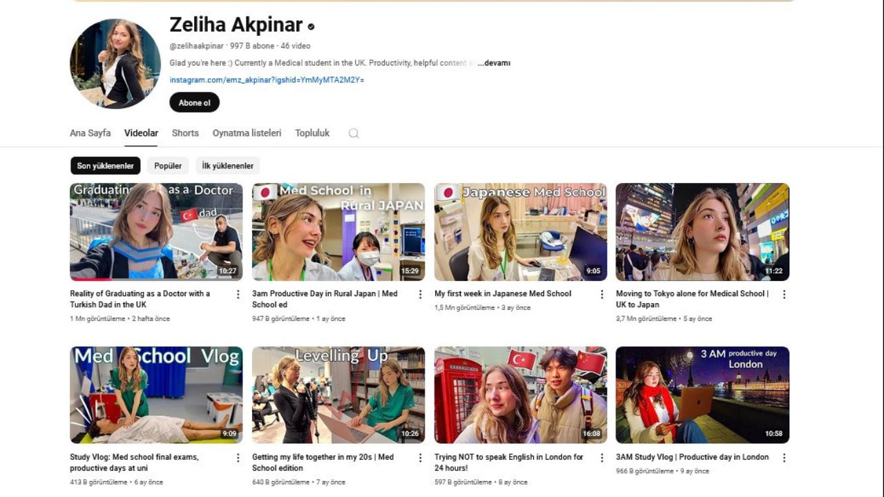 1 milyon aboneli YouTuber Zeliha Akpınar, FETÖ firarisi Mahmut Akpınar'ın kızı çıktı 5