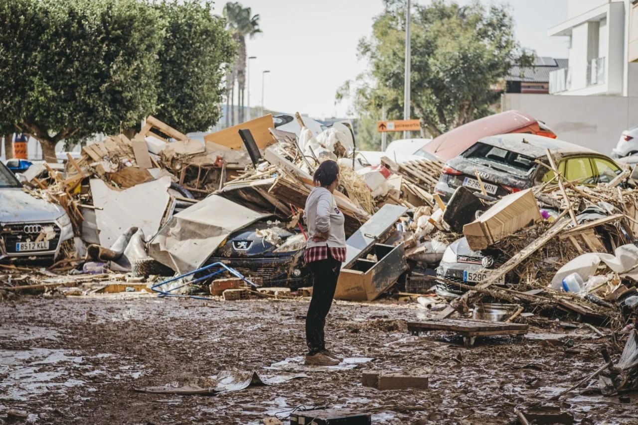 İspanya'da sel felaketi! Kıyamet filmlerini aratmayan görüntüler! Ölü sayısı 200'ü geçti... 11
