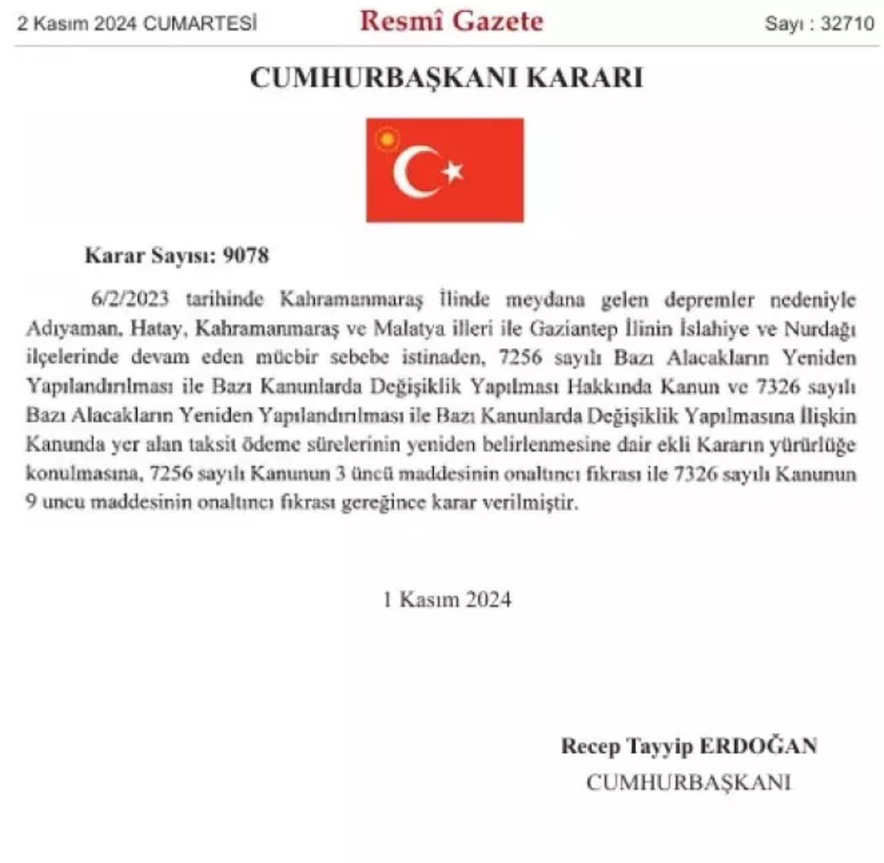 Karar Resmi Gazete'de yayımlandı! O borçlar ertelendi 5