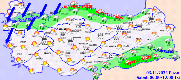 Sıcaklıklar düşüyor, sağanak yağış karla beraber geliyor! İşte 3 Kasım Pazar hava durumu raporu... 4