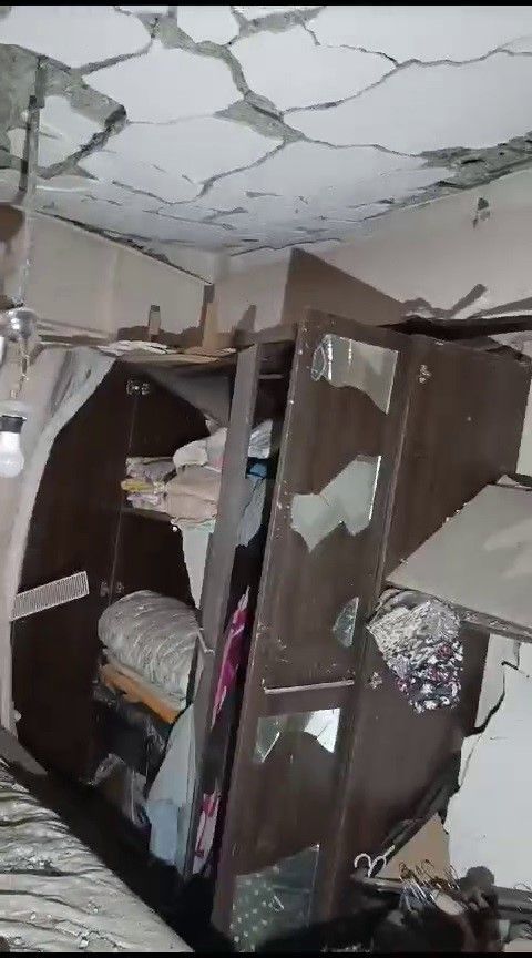 Dehşeti gözler önüne serdi! Çorum'da korkunç patlamada hasar alan evin içi görüntülendi 7
