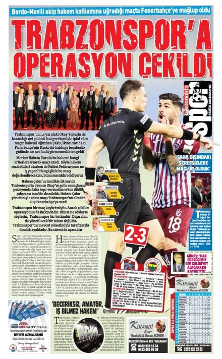 Trabzon yerel basını İbrahim Hacıosmanoğlu'na ateş püskürdü: "Hadi İHO, tebrik et hakemini" 8