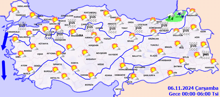 Sıcaklıklar düşüyor, kuvvetli yağış geliyor! Bu saatlere dikkat... 7