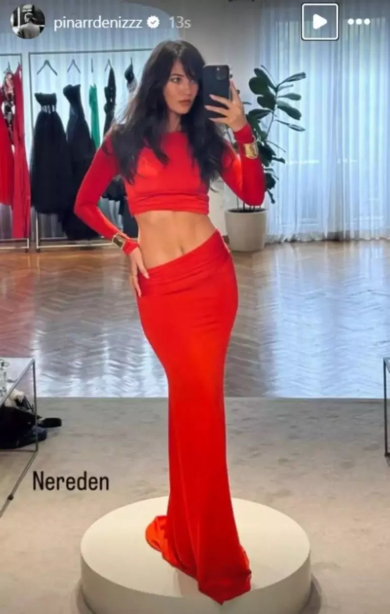 Bebek göründü! Anne olmaya hazırlanan Pınar Deniz'den yeni hamilelik pozu geldi 3