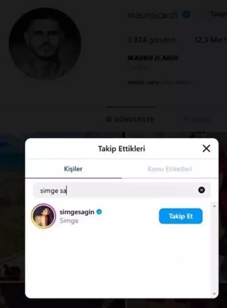 Eşi Wanda Nara, başkasıyla öpüşmüştü! Icardi'den olay Simge Sağın hamlesi 9