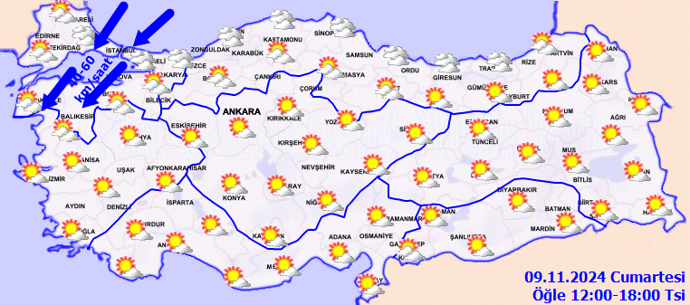 MGM harita yayınladı! İstanbul dahil çok sayıda kente uyarı... Yağmur aniden bastıracak! 6
