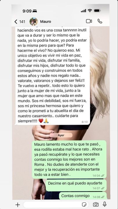 Wanda Nara, Icardi ile mesajlarını paylaştı! "Sen benim gücümsün, mutlu olmamıza izin ver" 5