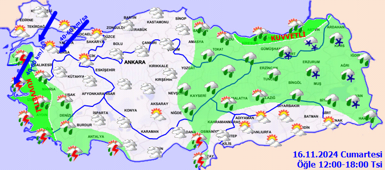 Evden şemsiyesiz çıkmayın! Meteorolojiden 8 il için kuvvetli yağış uyarısı! O illerde kar yağışı bekleniyor 3
