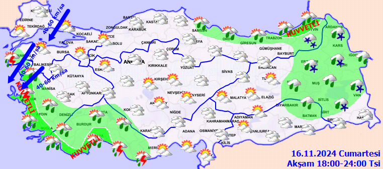 Evden şemsiyesiz çıkmayın! Meteorolojiden 8 il için kuvvetli yağış uyarısı! O illerde kar yağışı bekleniyor 4