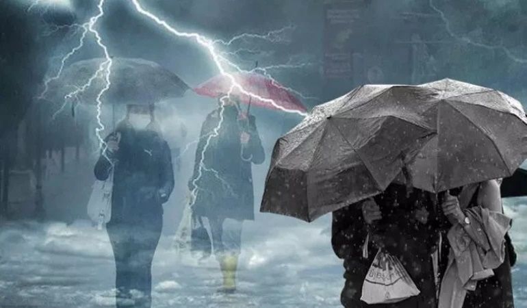 Sağanak yağış ve kar geliyor! 17 Kasım Pazar hava durumu raporu! Meteoroloji saatlik hava durumunu yayınladı... 1