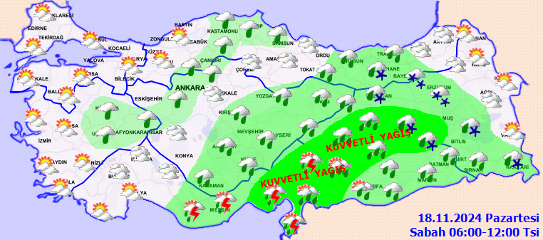 Sağanak ve kar yağışı geliyor! Meteoroloji'den 16 il için sarı kodlu uyarı... İstanbul için saat verildi! 4