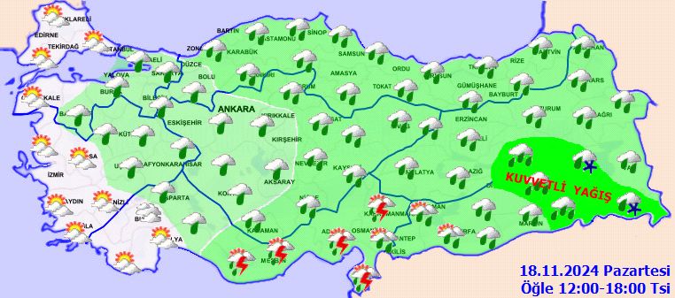 Sağanak ve kar yağışı geliyor! Meteoroloji'den 16 il için sarı kodlu uyarı... İstanbul için saat verildi! 5