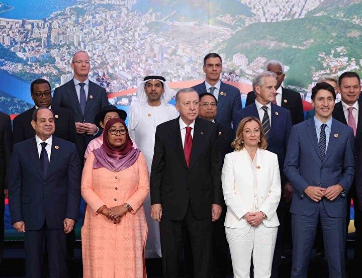 Rio’dan Dünyaya Mesaj! Erdoğan ve Meloni’den G20’ye Damga Vuran Poz 5