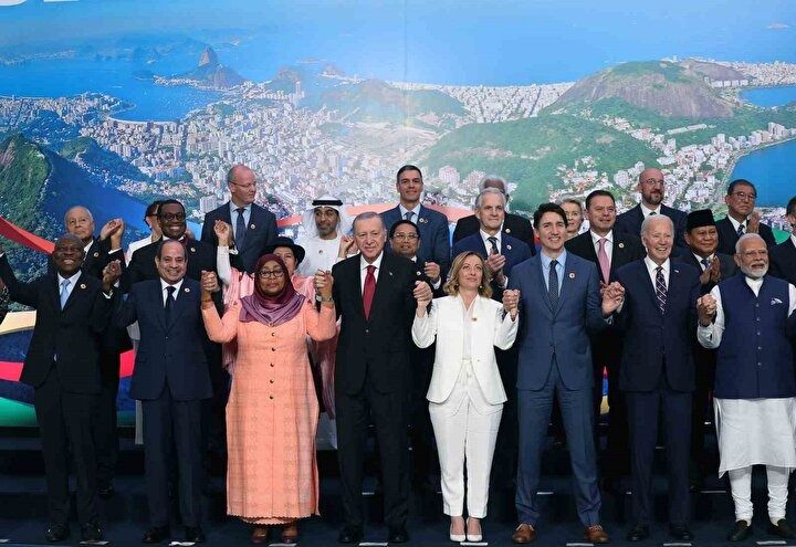 Rio’dan Dünyaya Mesaj! Erdoğan ve Meloni’den G20’ye Damga Vuran Poz 6