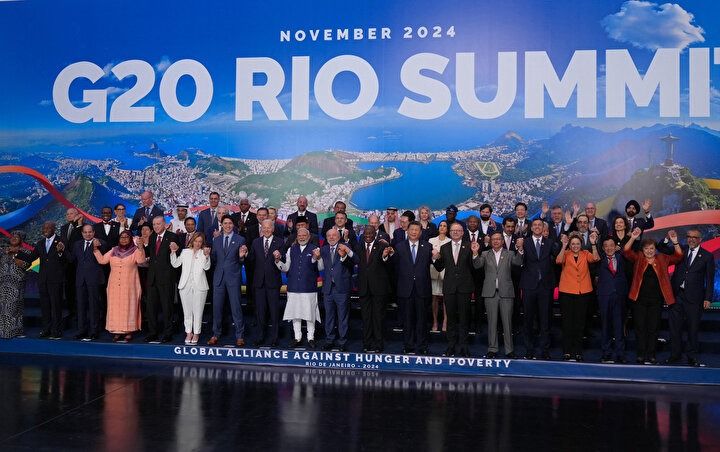 Rio’dan Dünyaya Mesaj! Erdoğan ve Meloni’den G20’ye Damga Vuran Poz 8