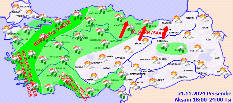 Hava daha da soğuyacak! Bugüne dikkat: Şiddetli fırtına ve sağanak geliyor! 6
