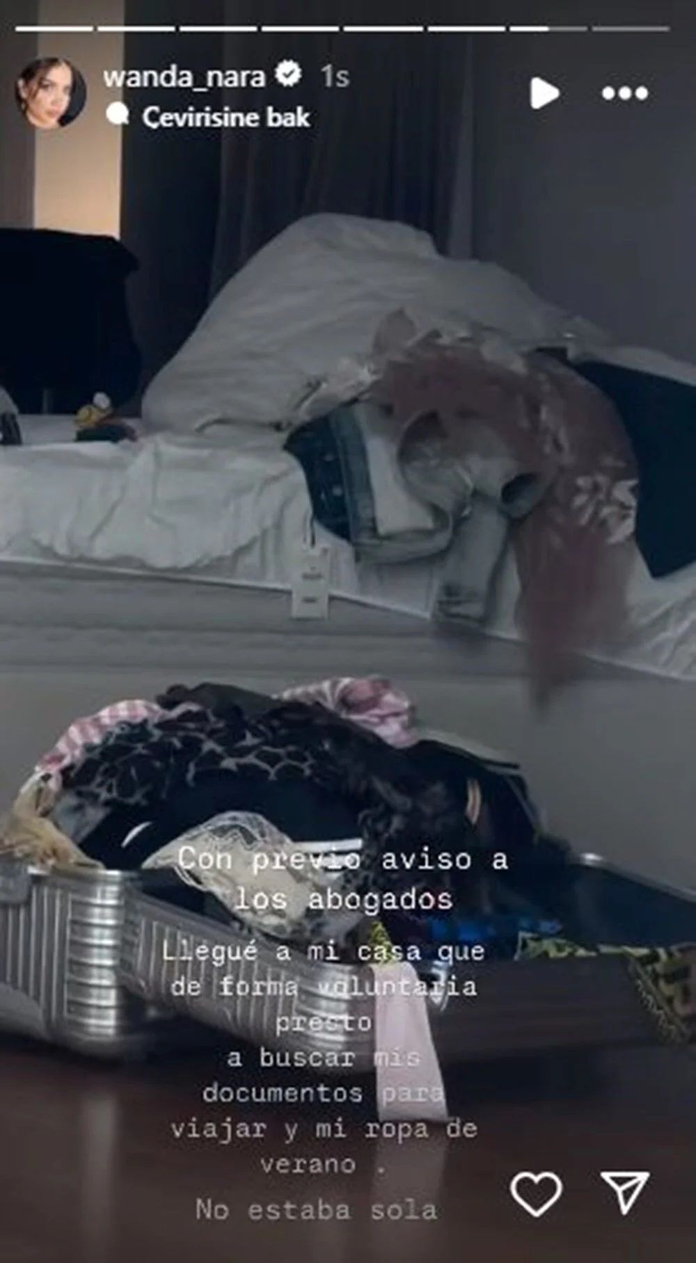 Mauro Icardi'nin paylaşımı olay oldu! ''Wanda Nara 2 saat boyunca beni taciz etti'' 5