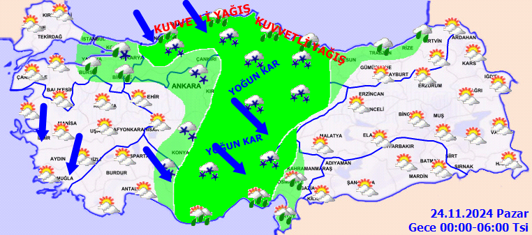 İstanbul'a bugün kar geliyor! Meteoroloji saat verip uyardı! İşte 23 Kasım Cumartesi Türkiye geneli hava durumu... 6