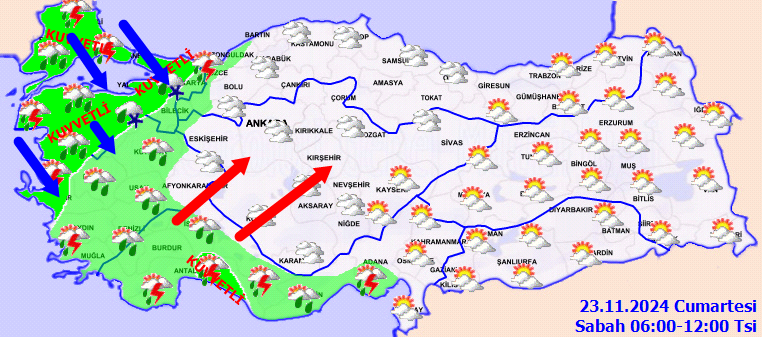 İstanbul'a bugün kar geliyor! Meteoroloji saat verip uyardı! İşte 23 Kasım Cumartesi Türkiye geneli hava durumu... 4