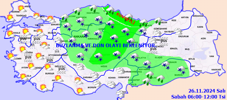 Kuvvetli sağanak ve kar geliyor! Meteoroloji'den 12 ile sarı kodlu uyarı... İşte 26 Kasım Salı hava durumu raporu... 4
