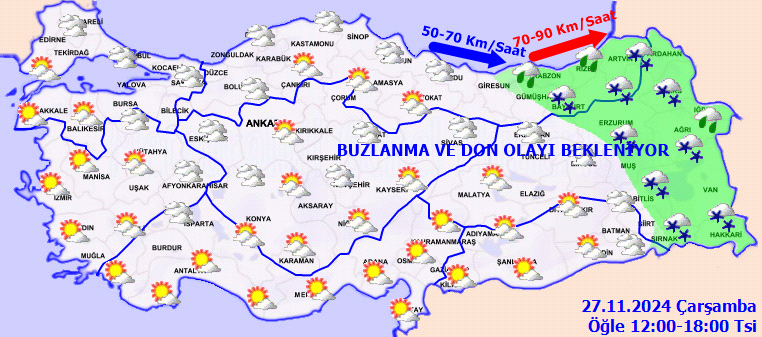Meteoroloji'den sağanak ve yoğun kar uyarısı! Özellikle bu saatlere dikkat! İşte 27 Kasım Çarşamba hava durumu raporu... 4