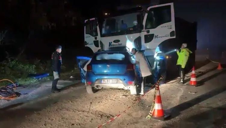 Bartın'da kahreden facia! Parti dönüşü yarış yapan gençler kamyonun altına girdi! 6